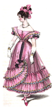 Ball Dress on Fashion Plate Example From Ackerman   S Repository   Ball Dress
